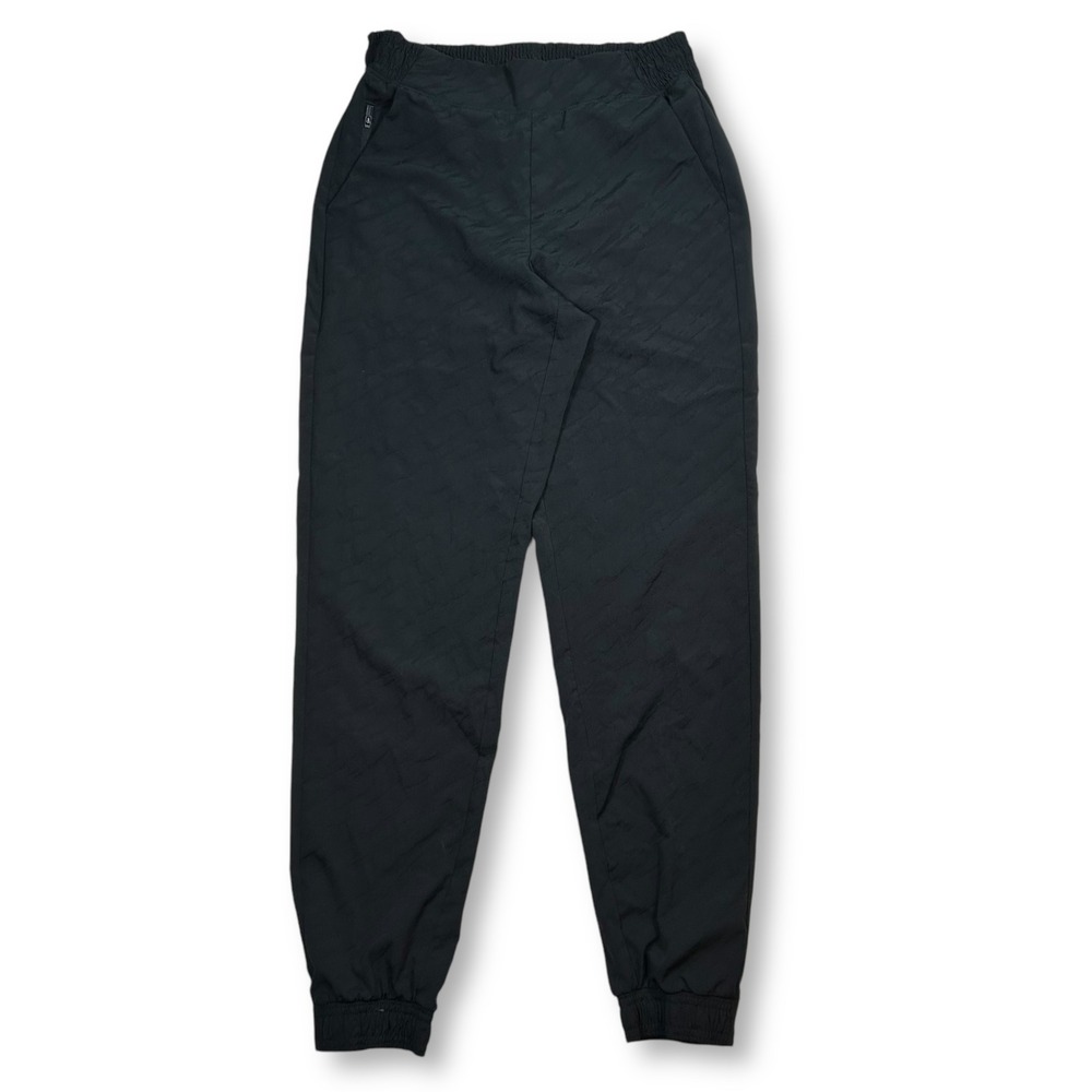 Athleta Brooklyn Textured Jogger Pants Lightweight Black Womens‎ 4